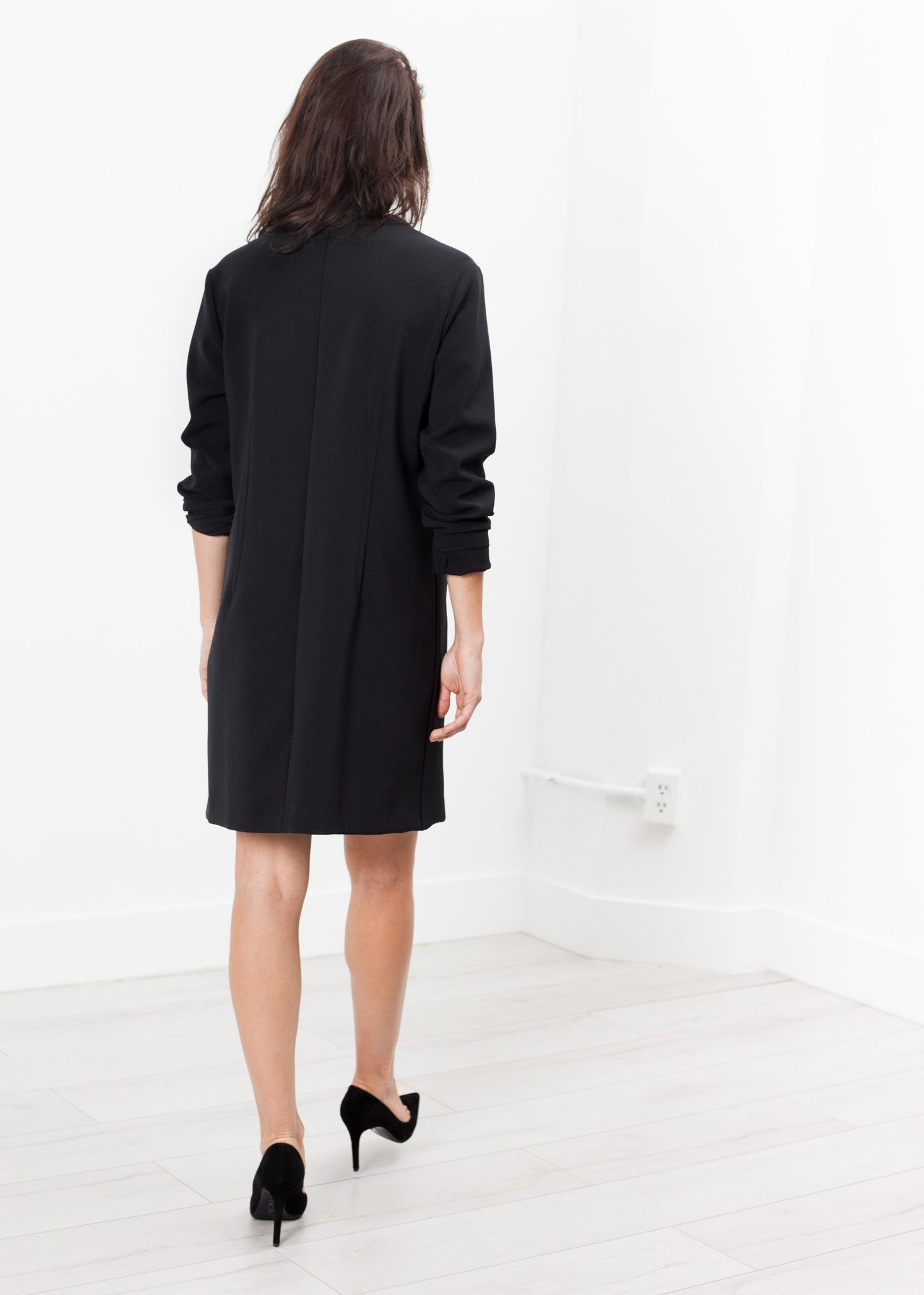 A-Line Pocket Shift in Black Sauer Marille A-Line Pocket Shift in Black Sauer Marille
